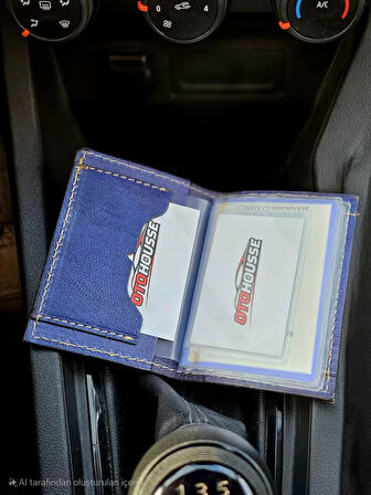 Hakiki Deri Ruhsatlık Erkek Kadın Cüzdan