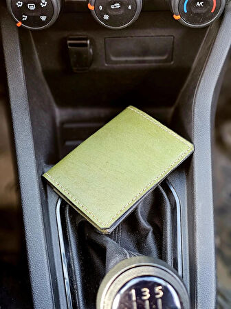 Hakiki Deri Ruhsatlık Erkek Kadın Cüzdan