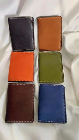 Hakiki Deri Ruhsatlık Erkek Kadın Cüzdan