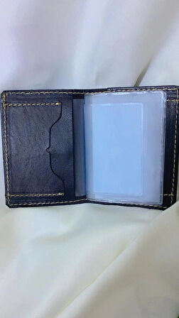 Hakiki Deri Ruhsatlık Erkek Kadın Cüzdan