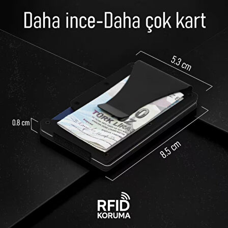 Derkam - Modern Tasarım Cüzdan & Kartlık - Erkek Kartlık - Rfıd Koruma