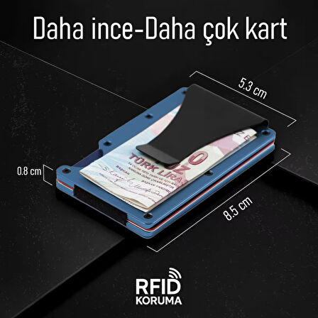 Derkam - Modern Tasarım Cüzdan & Kartlık - Erkek Kartlık - Rfıd Koruma