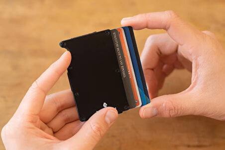 Derkam - Modern Tasarım Cüzdan & Kartlık - Erkek Kartlık - Rfıd Koruma