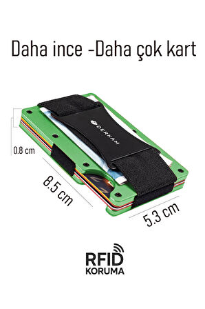 Derkam - Modern Tasarım Cüzdan & Kartlık - Erkek Kartlık - Rfıd Koruma