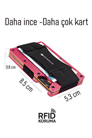 Derkam - Modern Tasarım Cüzdan & Kartlık - Erkek Kartlık - Rfıd Koruma