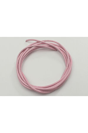 Hakiki Deri Sırım 2 Mm Yuvarlak Kordon (4 METRE)