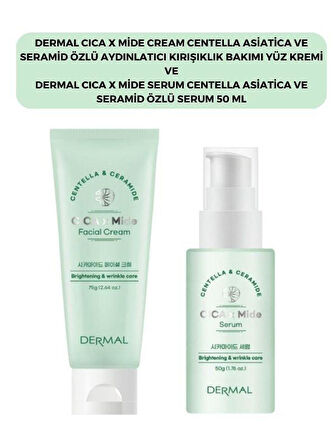 Dermal Cıca X Mide Centella Asiatica Özlü Yüz Kremi ve Serum