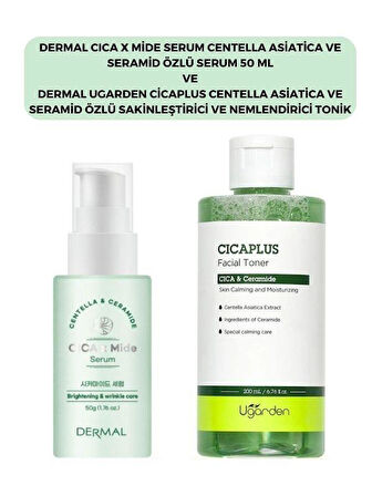 Dermal Cıca X Mide Centella Asiatica Özlü Serum ve Ugarden Tonik