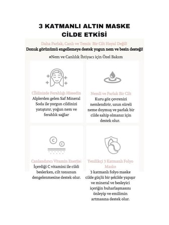 Dermal 3 Katmanlı Rose Flash Foil Göz Altı Torbalarına Karşı Kağıt Göz Maskesi 4 gr 10 Adet