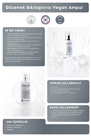 CENTECASSOL Gözenek Sıkılaştırıcı ve Yağ Dengesi Sağlayan Yüz Serumu: Pore-ology Tension Ampoule