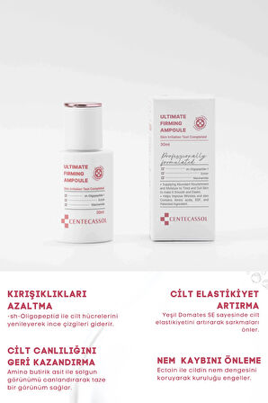 CENTECASSOL  Peptit ve Ectoin Kompleksiyle Yaşlanma Karşıtı, Nemlendirici, Onarıcı Serum