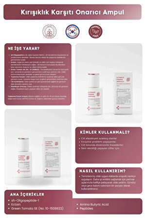 CENTECASSOL  Peptit ve Ectoin Kompleksiyle Yaşlanma Karşıtı, Nemlendirici, Onarıcı Serum