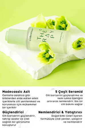 Madecassic Asit & 5 Çeşit Seramid İçeren Yatıştırıcı ve Nemlendirici Therapy Aqua Serum