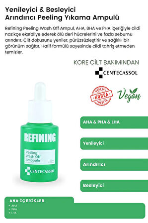 Yaşlanma Karşıtı & Yenileyici & Onarıcı & Yatıştırıcı Refining Peeling Bakım Seti