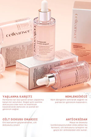 Yaşlanma Karşıtı, Çift Etkili Nemlendirici ve Onarıcı Nar Özlü Serum