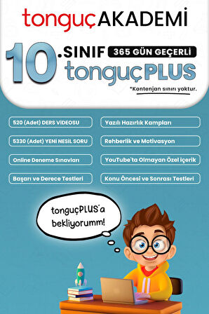 10. Sınıf tonguçPLUS Üyeliği