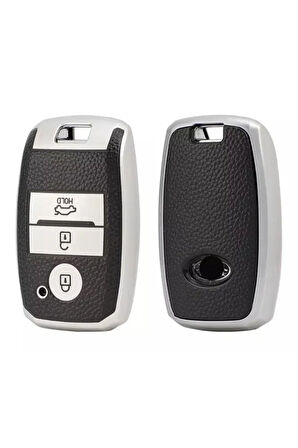 Kia Rio Ceed Soul Sportage Sorento Carens Picanto Uyumlu Lüx Anahtar Koruma Kılıfı Sustasız Model