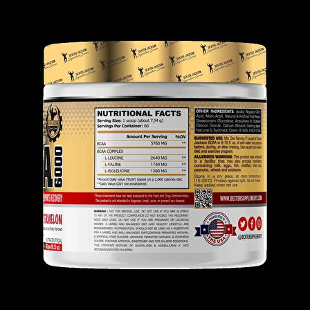 Dexter Jackson BCAA 6000 60 Servis