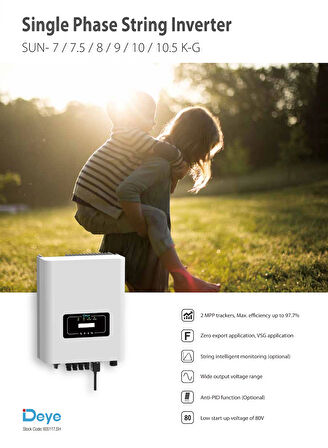 DEYE 10KW Monofaze On-Grid İnverter