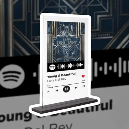 Dekori-Spotify Plak - Young & Beautiful / Lana Del Rey 15x20cm