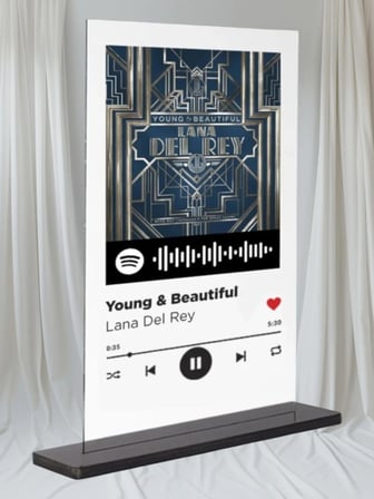 Dekori-Spotify Plak - Young & Beautiful / Lana Del Rey 15x20cm