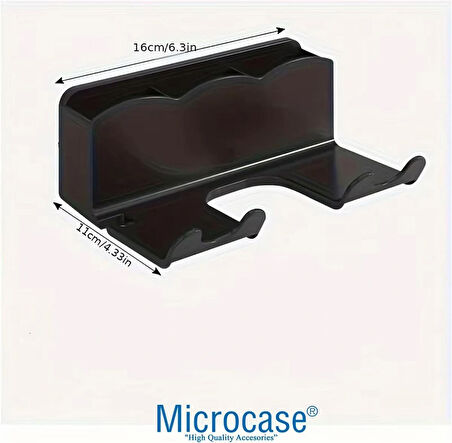 Microcase Saç Kurutma Makinası ve Banyo Malzemeleri İçin Düzenleyici Askılık Stand - BEYAZ AL5053