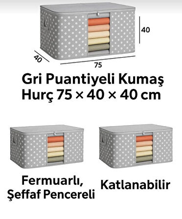 3'lü Pencereli Çok Amaçlı Hurç Seti