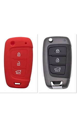 Hyundai Accent Tucson Ix35 Solaris Elantra Kona Silikon Anahtar Koruma Kılıf Anahtar Teyiti Yapınız