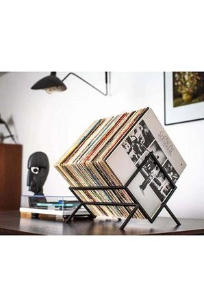 Metal Plaklık, Dergilik, Gazetelik Plak Organizer Gold & Siyah Metal Dergilik