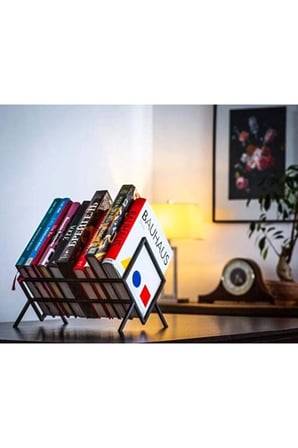 Metal Plaklık, Dergilik, Gazetelik Plak Organizer Gold & Siyah Metal Dergilik