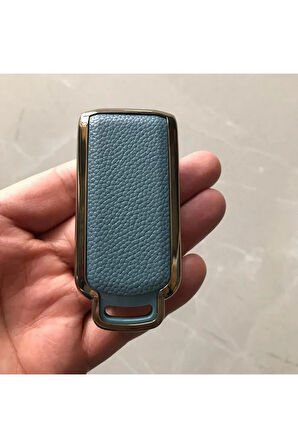 Mitsubishi Outlander Asx Lancer Pajero Eclipse Anahtar Kılıfı Gri-Altın 2.Resime Bakınız Lütfen