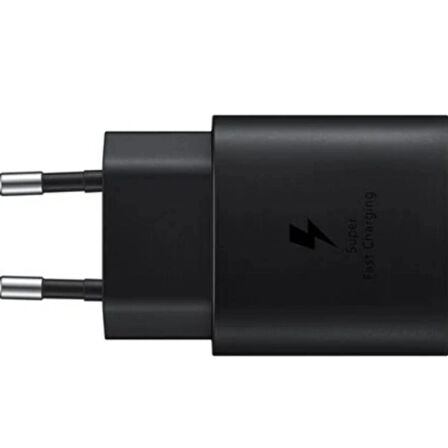 Ozmik Samsung Type-C 25W Siyah Hızlı Şarj Aleti Başlık ve Kablo