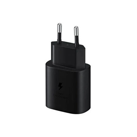 Ozmik Samsung Type-C 25W Siyah Hızlı Şarj Aleti Başlık ve Kablo