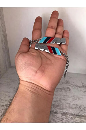 BMW M BMW-M METAL KROM KAPLI ANAHTARLIK ÇİFT YÖNLÜDÜR 1 ADET