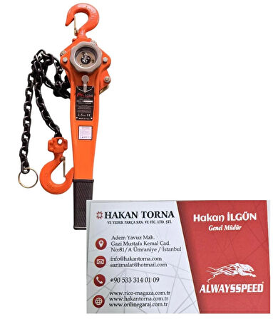 3 Ton Hubzug Zincirli Çektirme Vinç