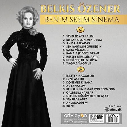 Belkıs Özener Benim Sesim Sinema - Plak
