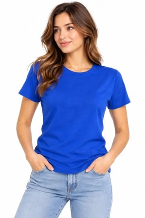 Basic Tişört Bisiklet Yaka Kısa Kol Günlük Yazlık Slim Fit T-Shirt