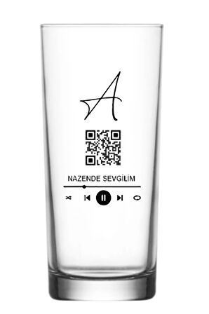 A Harfi Müzik Kişiye Özel Müzikli Rakı Bardağı Sorulardan Müzik Ve Harf Belirtebilirsiniz