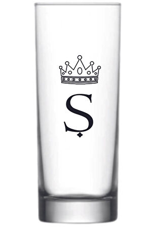 Tek Ş Harfli Baskılı Votka Bardağı Vodka