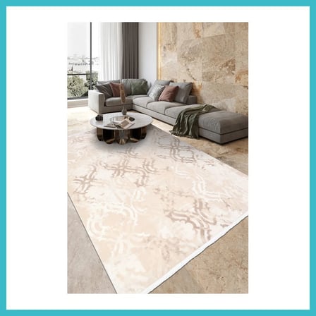DEFNE STORE YoudayHomeCollection GASPİNA Model Oturma Odası Halısı · EBAT: 80X80 DFNBEZ