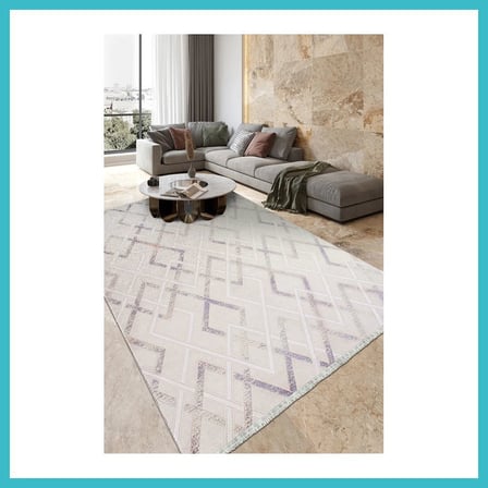 DEFNE STORE YoudayHomeCollection GASPİNA Model Oturma Odası Halısı · EBAT: 80X80 DFNBEZ