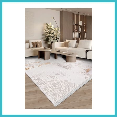 DEFNE STORE YoudayHomeCollection ARSİNA Model Oturma Odası Halısı · EBAT: 120X120 DFNBEZ