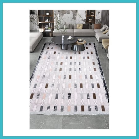 DEFNE STORE YoudayHomeCollection ROXSTONE Model Oturma Odası Halısı · EBAT: 80X80 DFNBEZ
