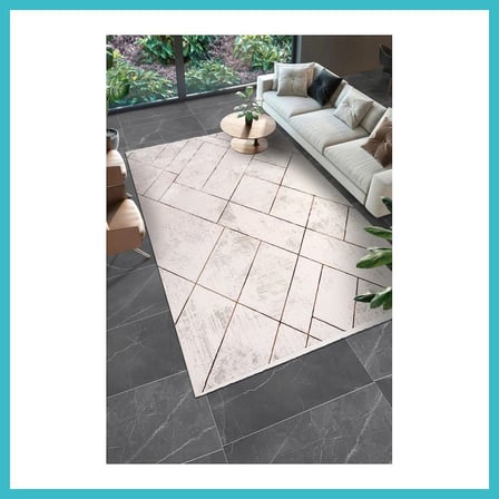 DEFNE STORE YoudayHomeCollection SAPPHİRE Model Oturma Odası Halısı · EBAT: 80X80 DFNBEZ