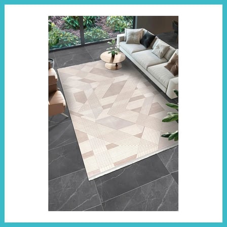 DEFNE STORE YoudayHomeCollection SAPPHİRE Model Oturma Odası Halısı · EBAT: 80X80 DFNBEZ