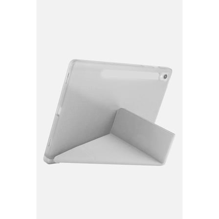 Defne Store Samsung Galaxy Tab S10 Fe Plus 13.1 Kalemlikli Mars Tablet Kılıfı - Gri Dfnbez