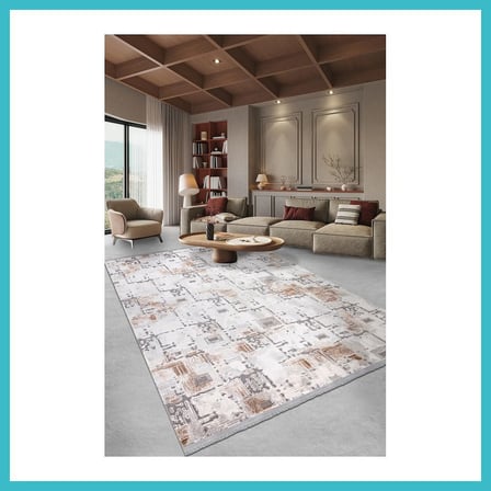 DEFNE STORE YoudayHomeCollection VALORİA Model Oturma Odası Halısı · EBAT: 80X80 DFNBEZ