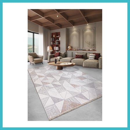 DEFNE STORE YoudayHomeCollection VALORİA Model Oturma Odası Halısı · EBAT: 80X80 DFNBEZ