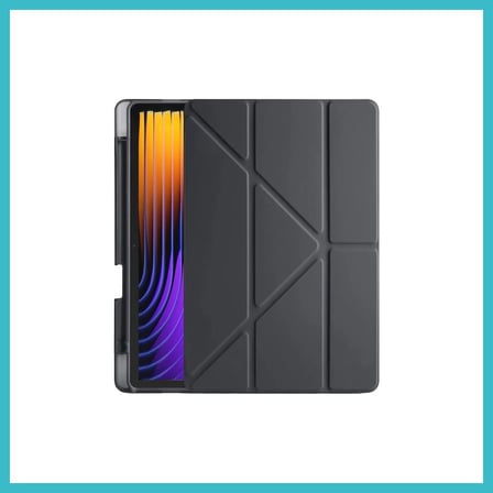 DEFNE STORE Pad 7 Pro Kılıf Kalemlikli Mars Tablet Kılıfı - Siyah DFNBEZ