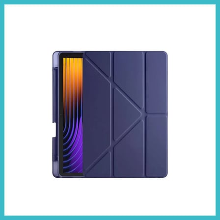 Defne Store Pad 7 Pro Kılıf Kalemlikli Mars Tablet Kılıfı - Lacivert Dfnbez